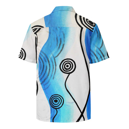 Unisex Button Up Shirt - Ocean
