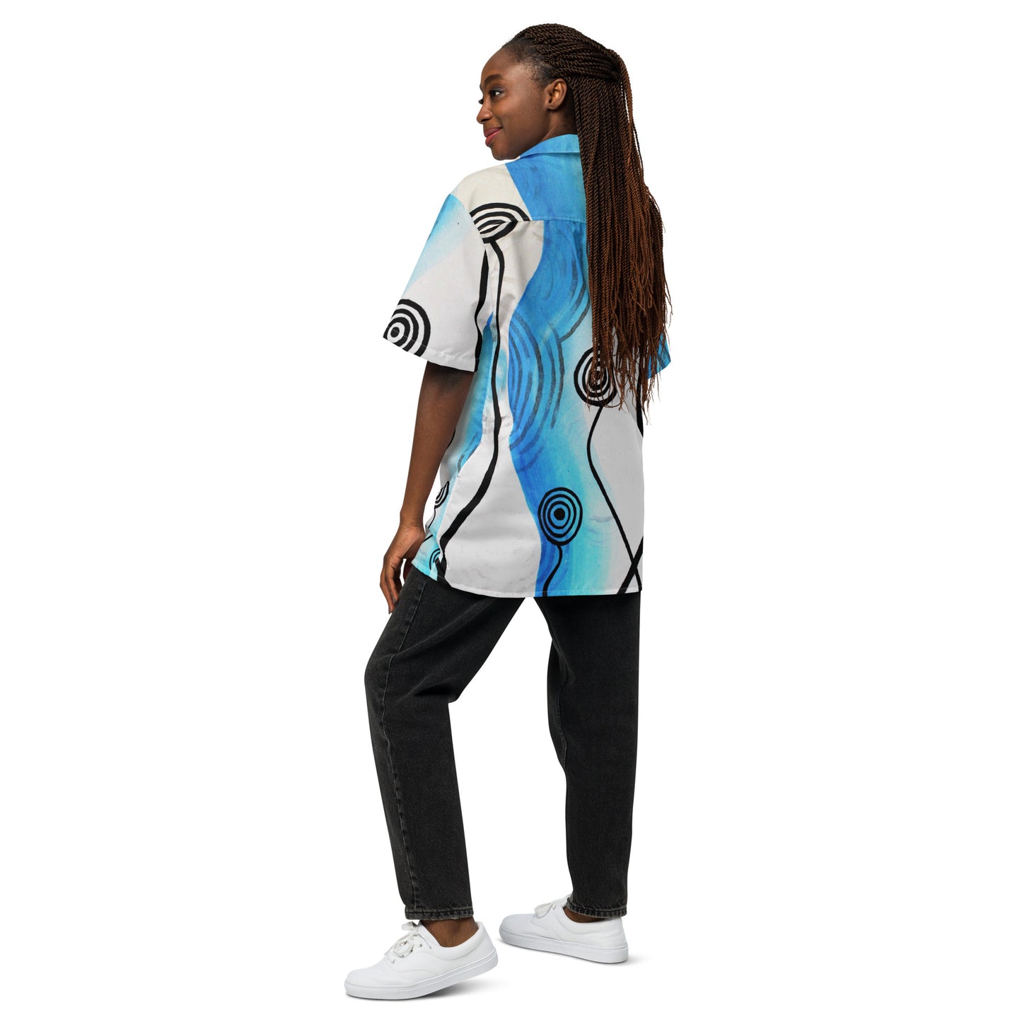 Unisex Button Up Shirt - Ocean