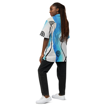 Unisex Button Up Shirt - Ocean