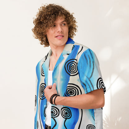 Unisex Button Up Shirt - Ocean
