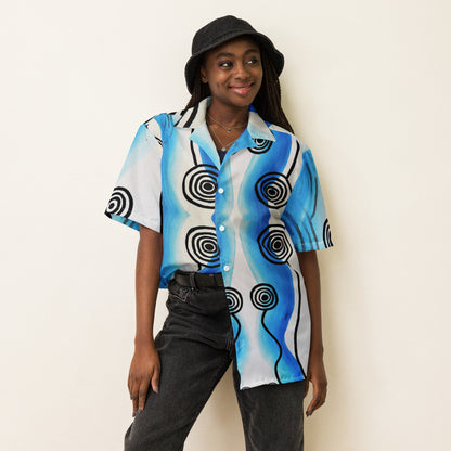 Unisex Button Up Shirt - Ocean