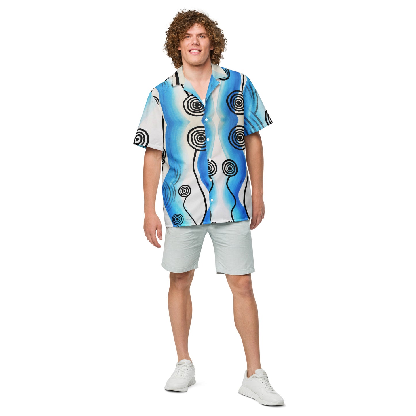 Unisex Button Up Shirt - Ocean