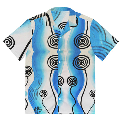 Unisex Button Up Shirt - Ocean