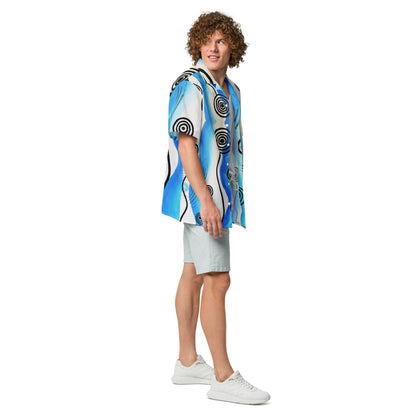 Unisex Button Up Shirt - Ocean