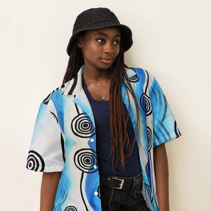 Unisex Button Up Shirt - Ocean