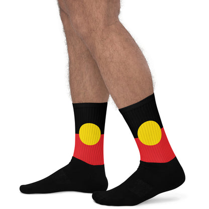 Aboriginal Flag Crew Socks