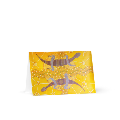 Blank Greeting Card - Family by Linda Davidson