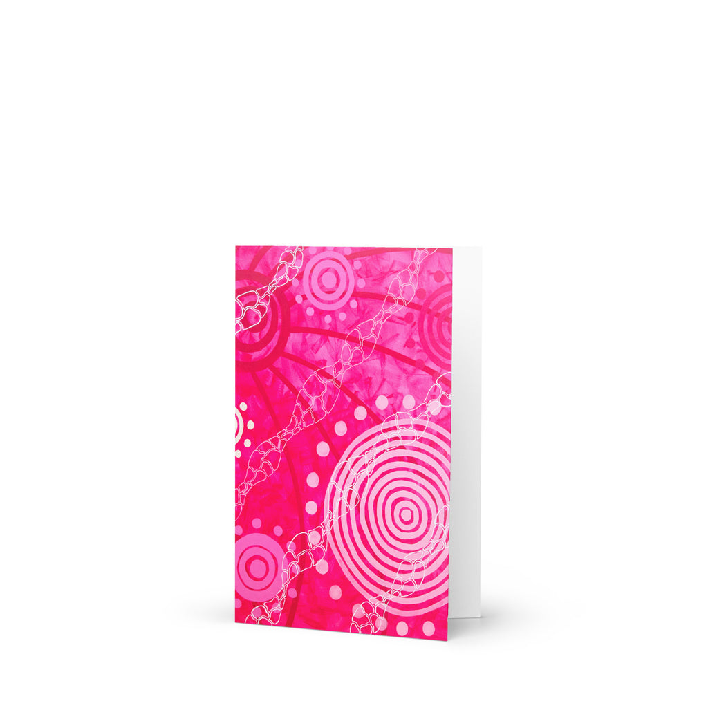 Blank Greeting Card - Seven Sisters by Linda Davidson