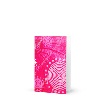 Blank Greeting Card - Seven Sisters by Linda Davidson