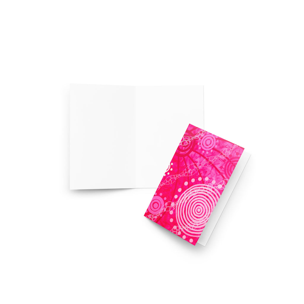 Blank Greeting Card - Seven Sisters by Linda Davidson