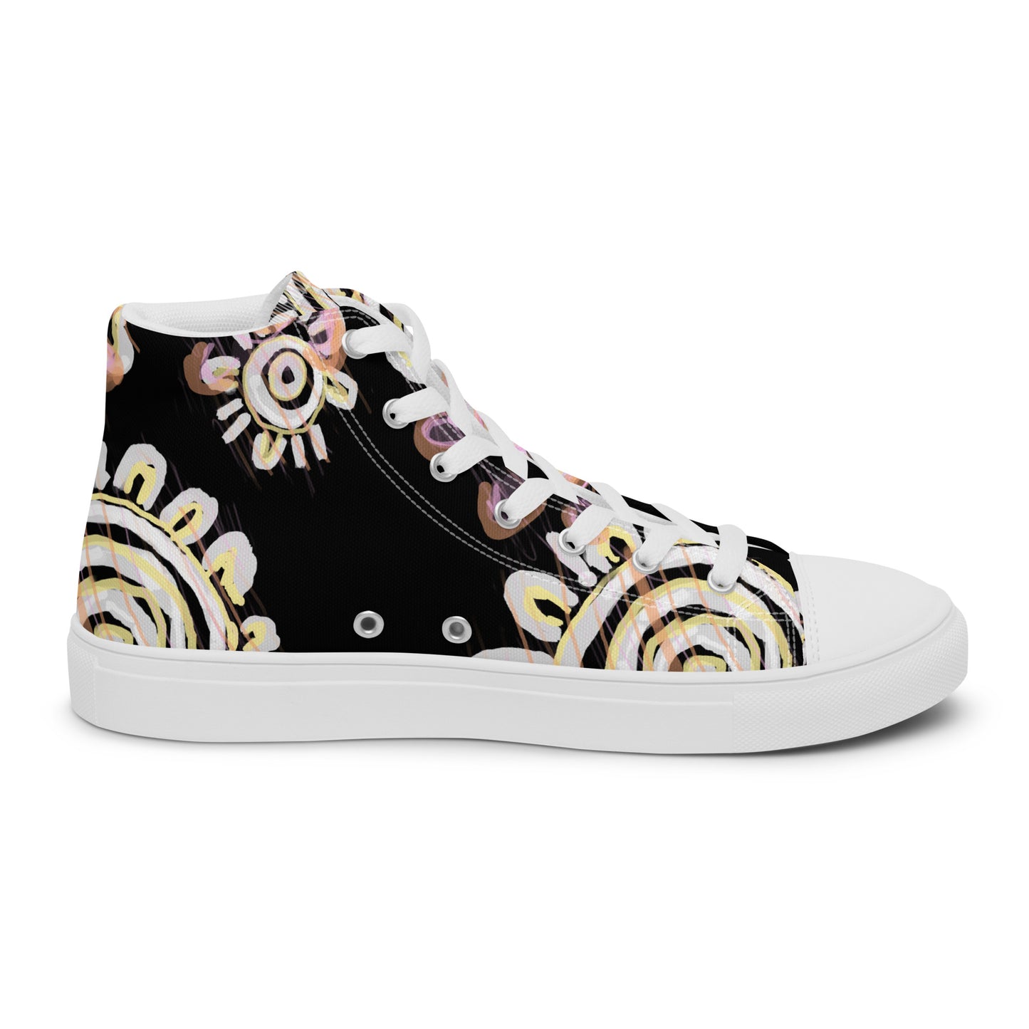 Men’s high top canvas shoes