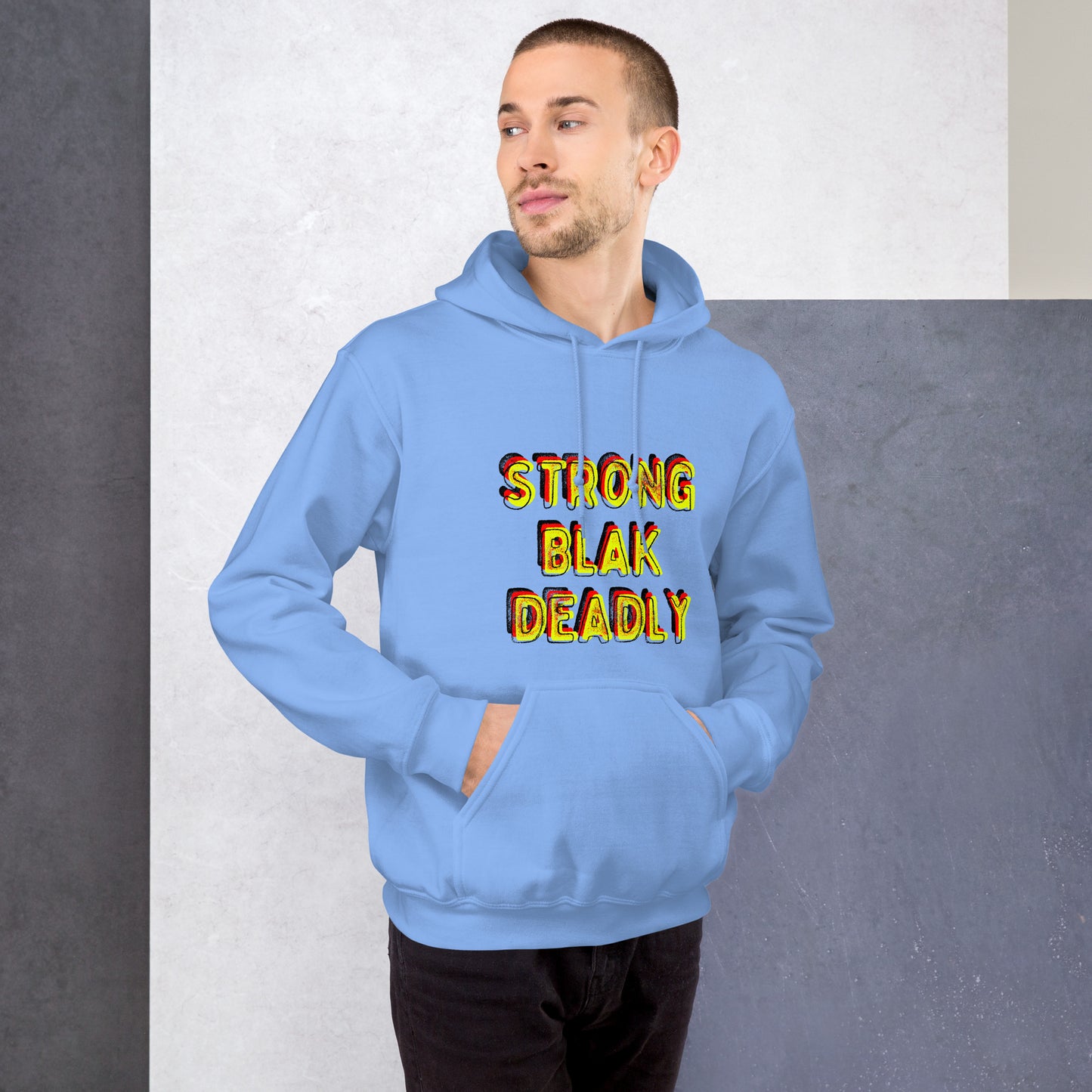Strong. Blak. Deadly. Unisex Hoodie (3XL)