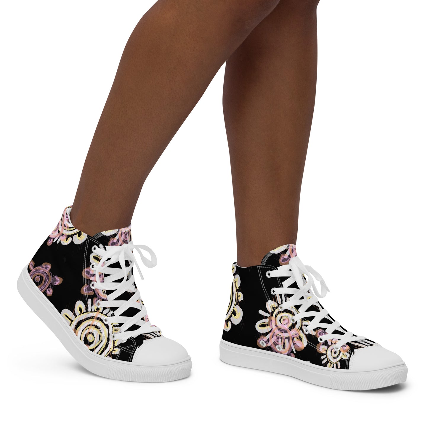 Women’s high top canvas shoes