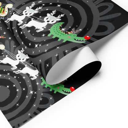 Wrapping Paper - Merry Crocmas