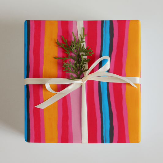 Wrapping Paper - Pink Lines