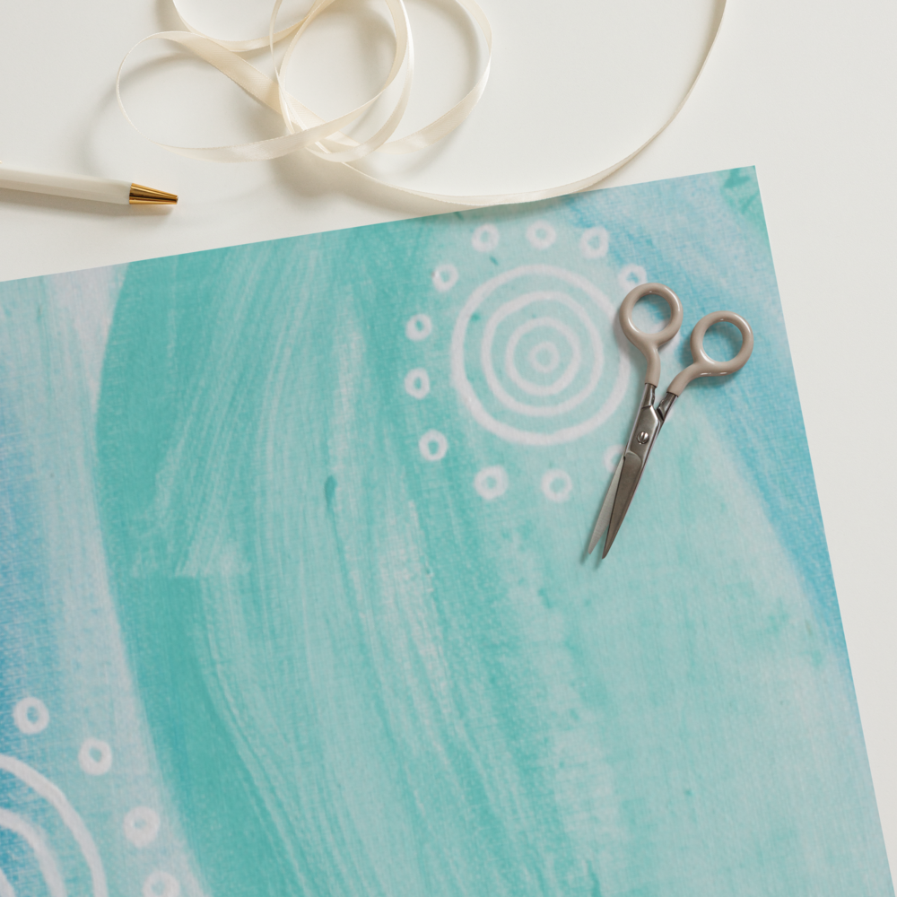 Wrapping Paper Set (3 Sheets) - Ebb & Flow by Linda Davidson