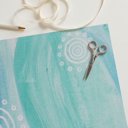 Wrapping Paper Set (3 Sheets) - Ebb & Flow by Linda Davidson