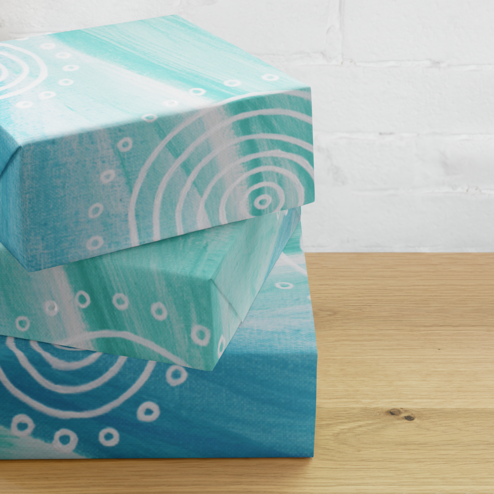 Wrapping Paper Set (3 Sheets) - Ebb & Flow by Linda Davidson