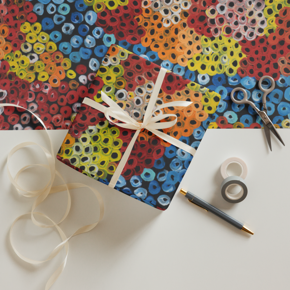 Wrapping Paper Set (3 Sheets) - Untitled by Linda Davidson