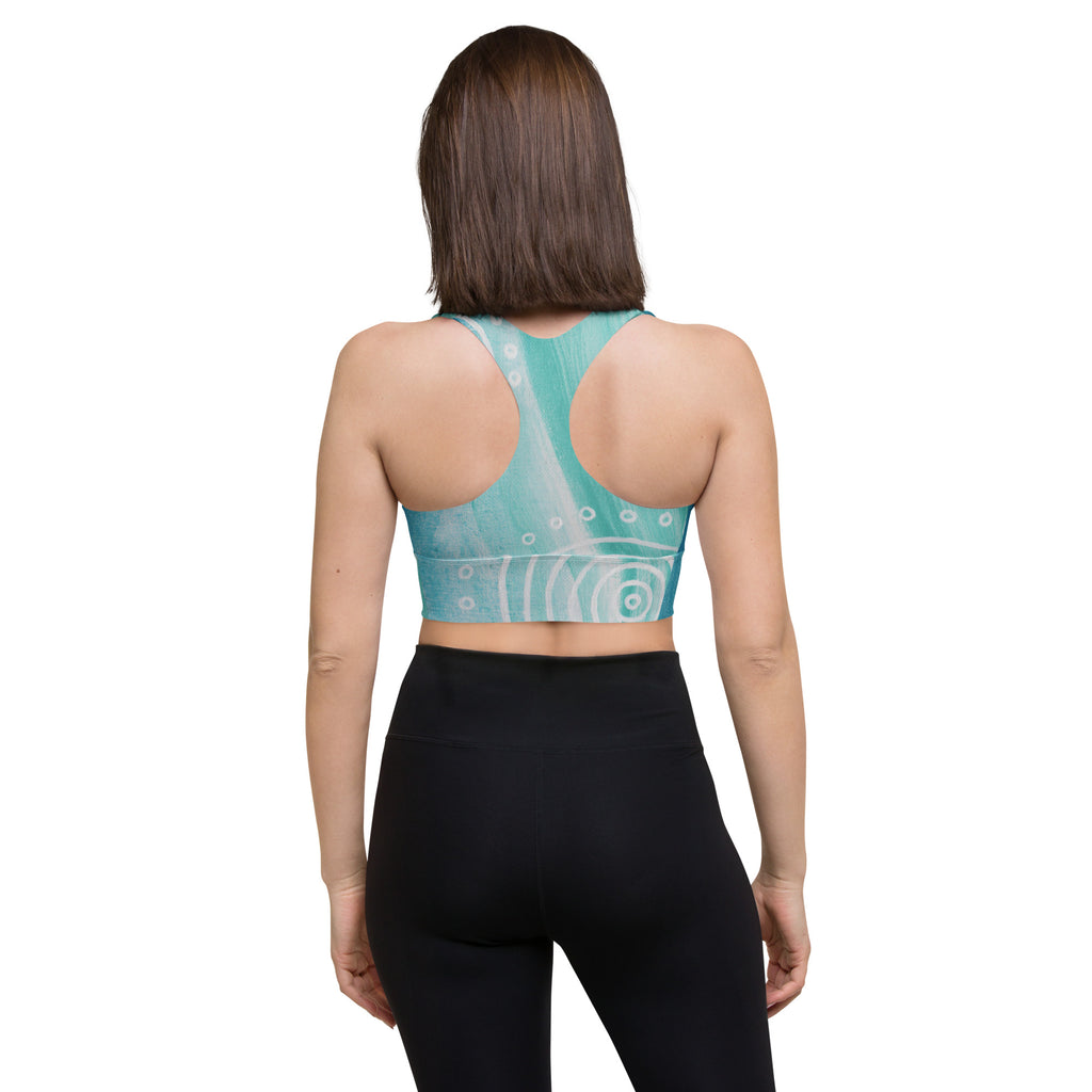 Longline Sports Bra - Ebb and Flow