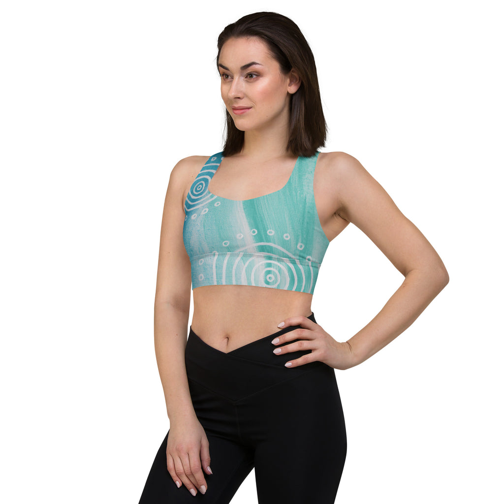 Longline Sports Bra - Ebb and Flow