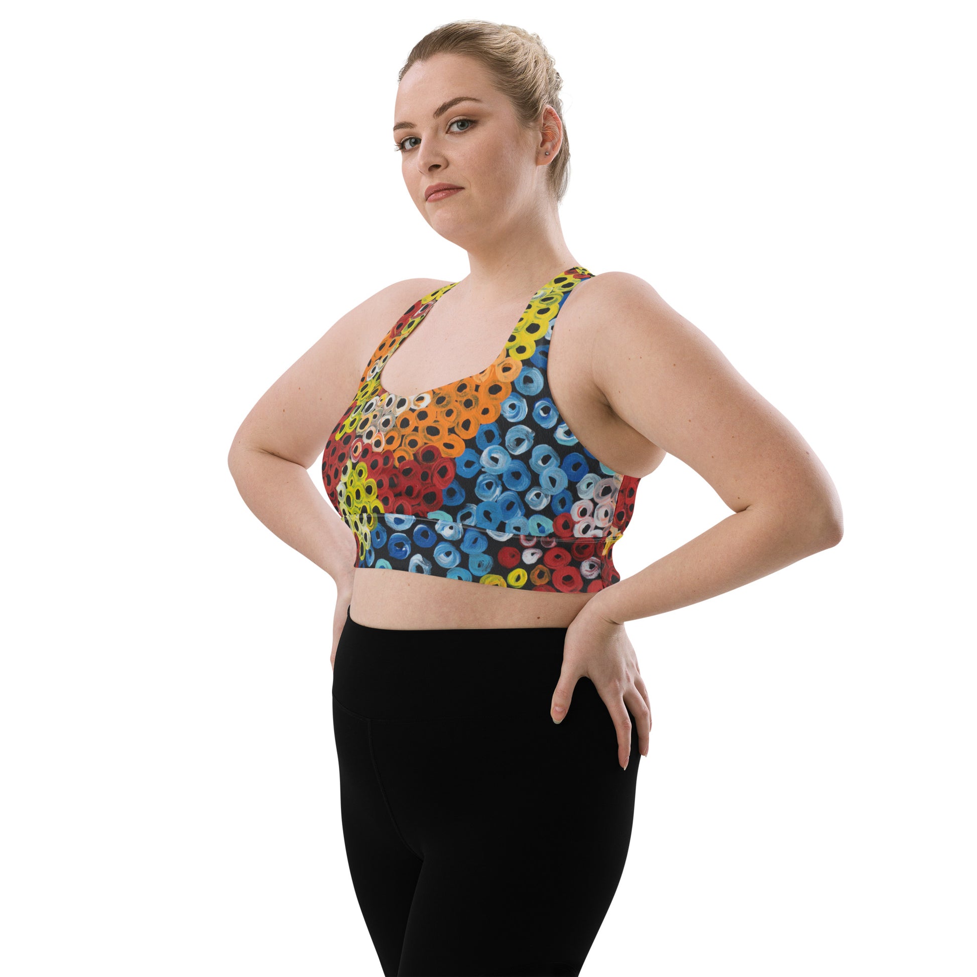 Longline Sports Bra - Untitled