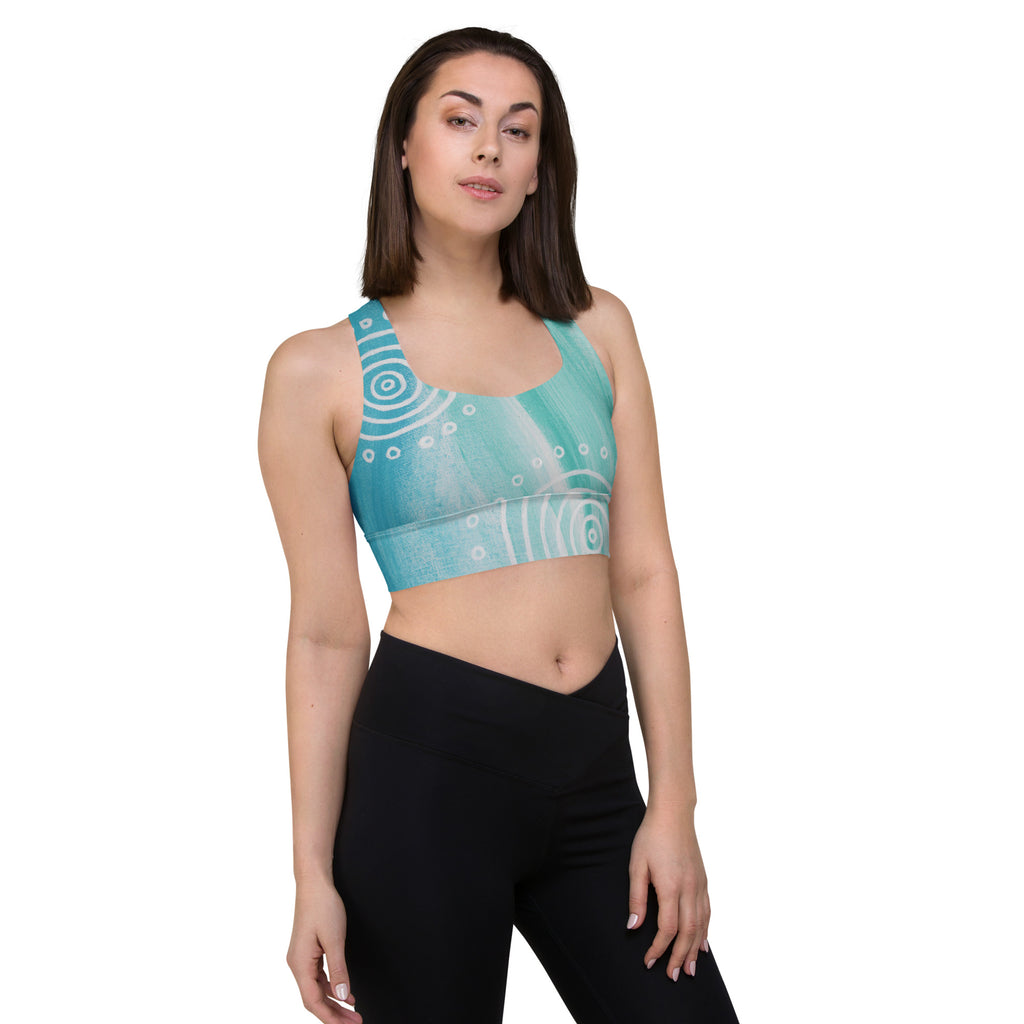 Longline Sports Bra - Ebb and Flow