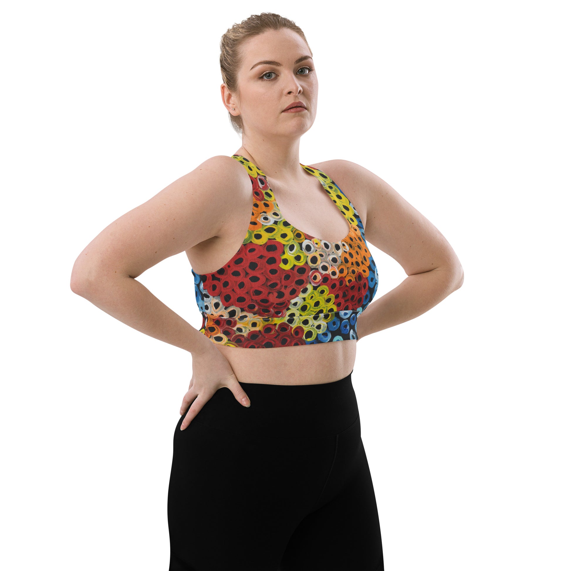 Longline Sports Bra - Untitled