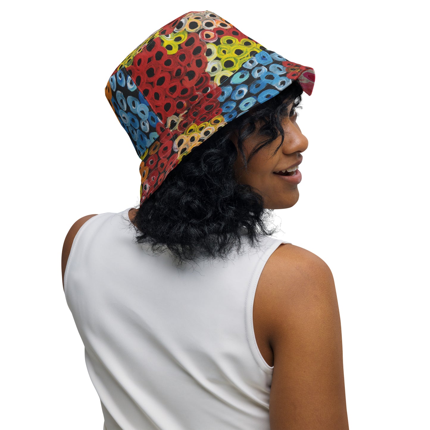 Reversible bucket hat (Untitled and Generations)